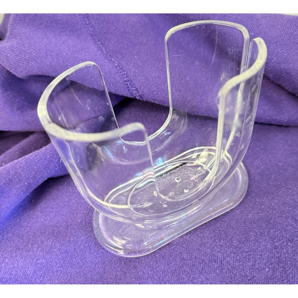 Sponge Holder Unisex OS Clear Acrylic Minimalist Sink Caddy